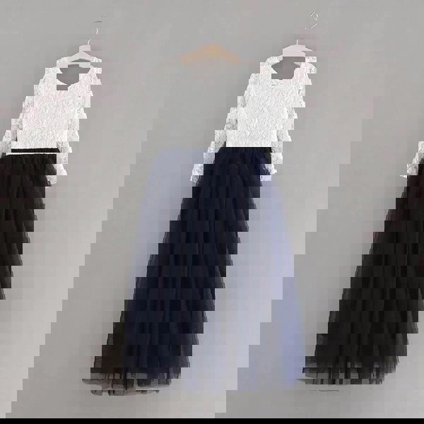 Pretty longer length flower girl dress