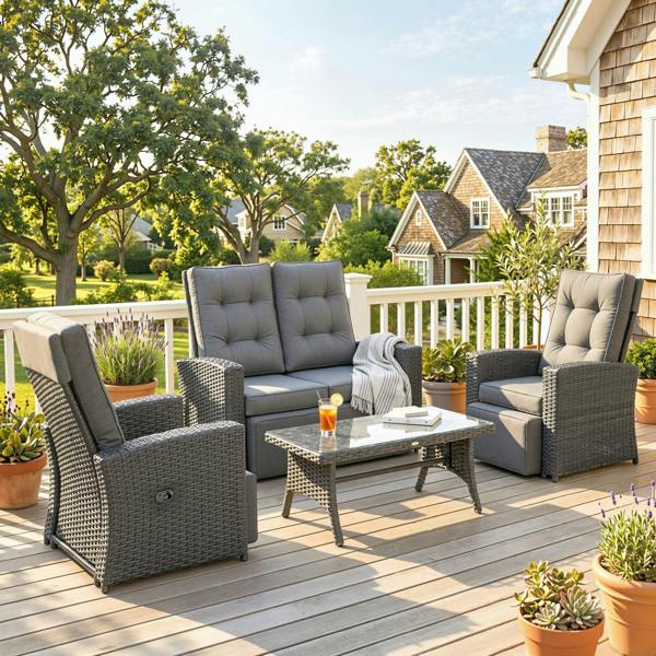 Rattan Sofa Set