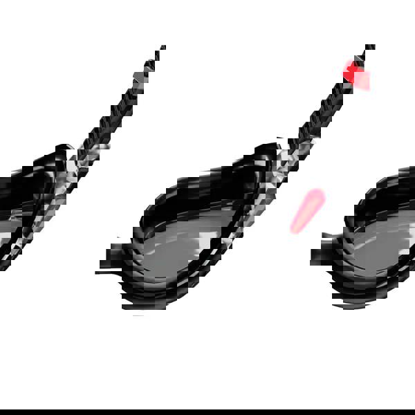 Speedo Biofuse 2.0 mirrored swim goggle with black red snorkel mask