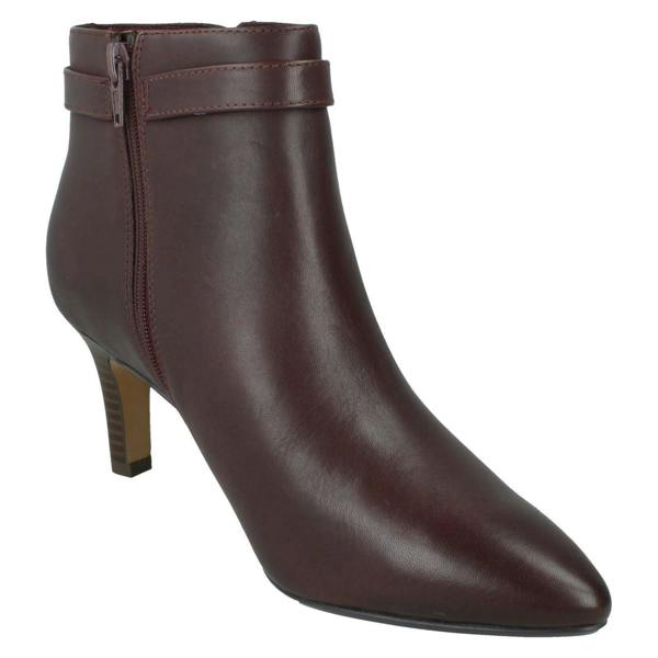 Clarks Ladies Clarks Heeled Ankle Boots Illeana Calla