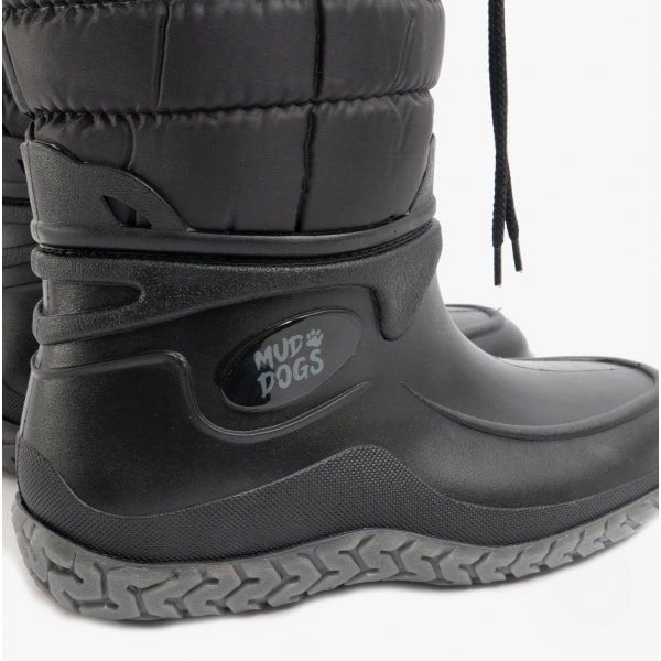 Mud Dogs NORDIC Ladies Winter Boots Black