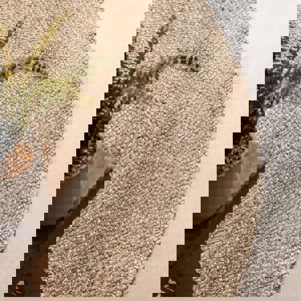 Jute Braided Round Rangpur Natural Rug