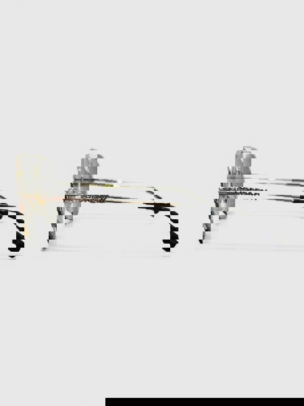 Burberry BE3147 Aviator Glasses Silver Dark Grey