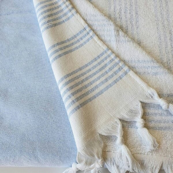 Cotton and Olive Meridien Cotton Bath Towel, Double-Faced | SECONDS