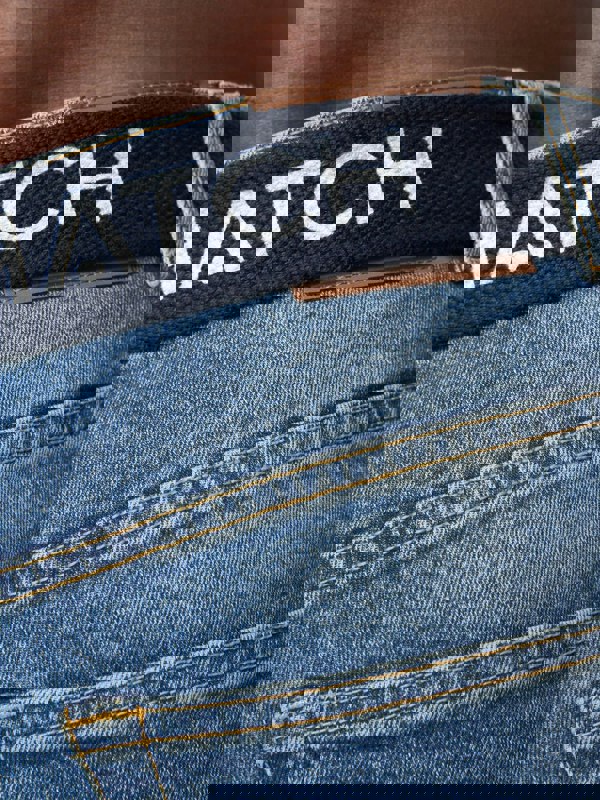 Crosshatch Princed Denim Jeans Stone Wash