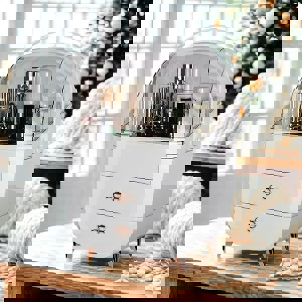 smartbies Large Capacity Makeup Organiser Storage With Drawer Gift for women