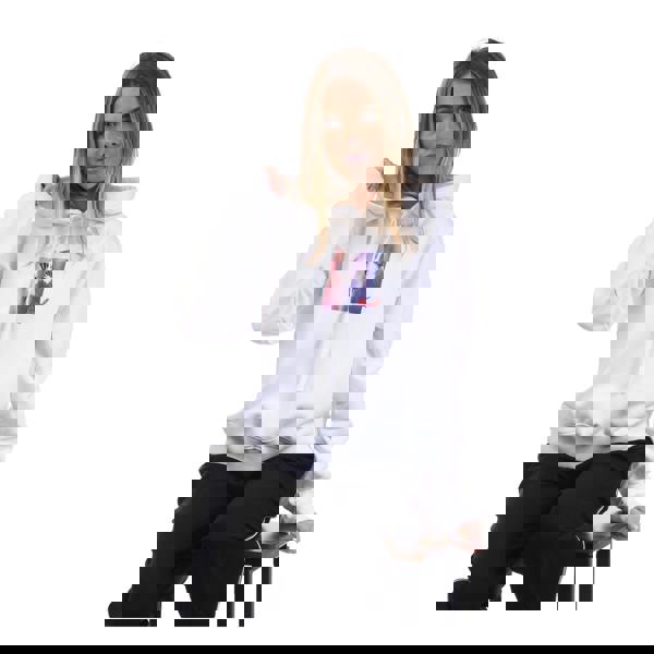 Diesel Womens/Ladies F-Reggy Hooded Sweatshirt - White - 