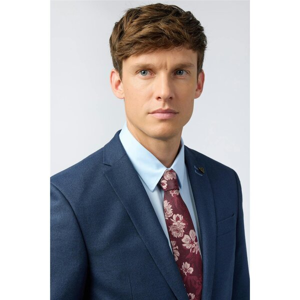 Antique Rogue Mulberry Large Floral Tie