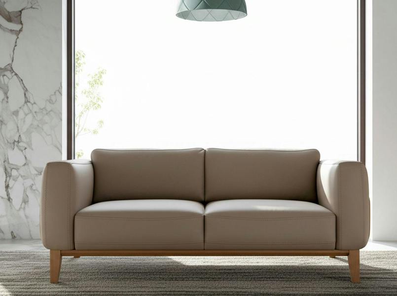 Angel Cerdá Mink leather sofa 6028/6029