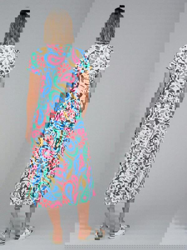 Kite Womens Organic Ryall Slub Jersey Dress Paisley Power