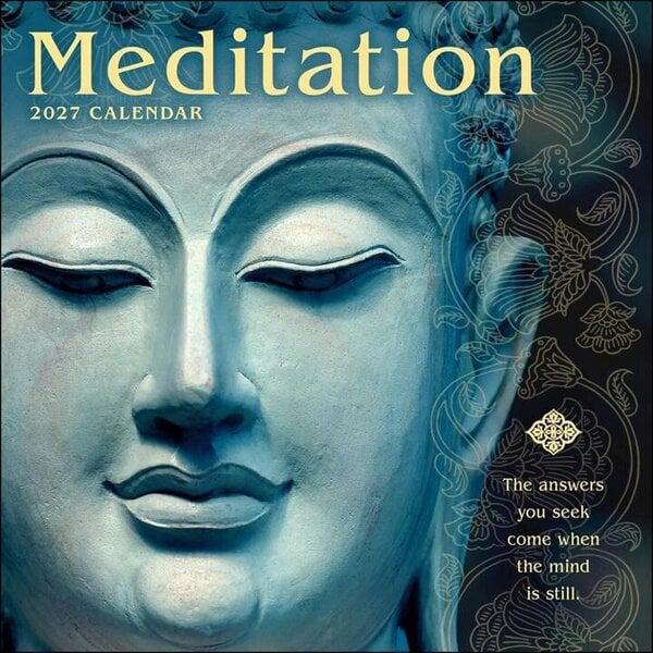 Meditation Calendar 2027, Wall Calendars, Month To View, Lifestyle, Gift