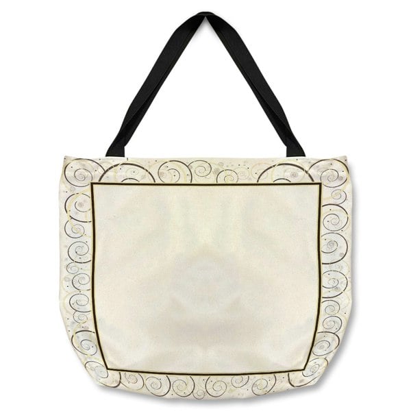 Benjamin Tate Design Swirling Frame Tote bag