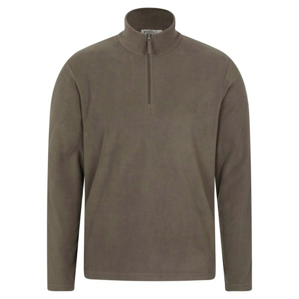 Mountain Warehouse Mens Camber II Half Zip Fleece - Light Brown