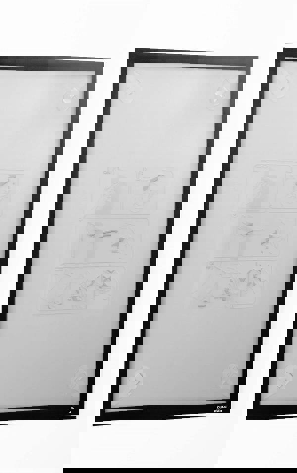 Durable DURAFRAME Wallpaper Self Adhesive Magnetic Signage Frame | A3 Black