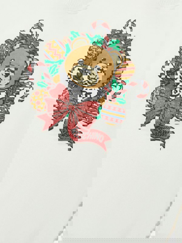 Moschino Kids Moschino Baby Girls Holiday Sweater Dress in Ivory