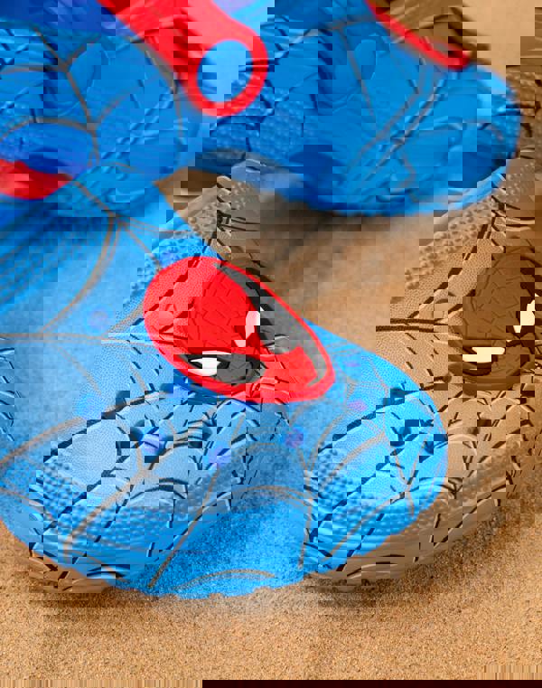 Marvel Boys Blue Printed Clogs