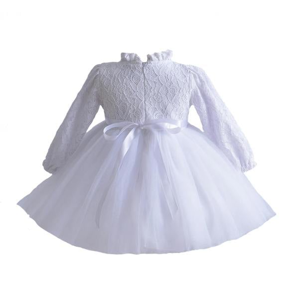Cinda Lace Christening Party Dress and Bonnet
