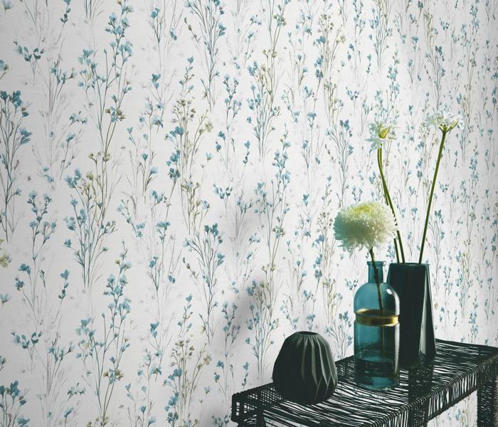 Erismann Bright Meadow Floral Wallpaper