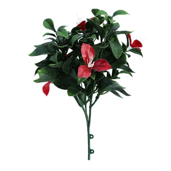 Artificial Red Flower Branch 26cm