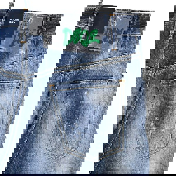 DSQUARED2 S71LB1120 S30309 ROADIE JEAN 470 NAVY BLUE JEANS Mens 42