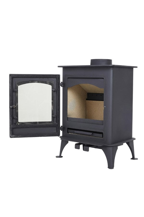Living and Home Freestanding 5KW High Efficiency Wood Burning Stove Fireplace with Stove Pipe