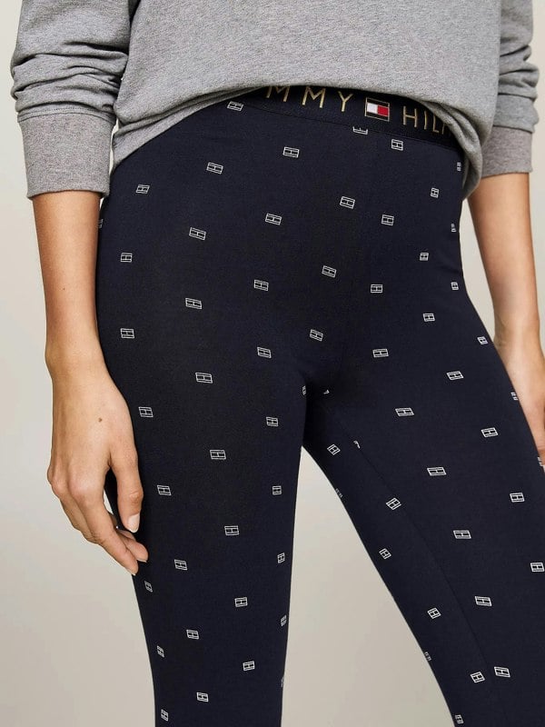Tommy Hilfiger ORIGINAL Womens Legging Pyjama & Eye Mask Gift Set
