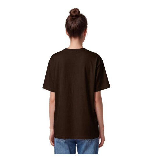 By Lanvin Printed Central Logo Dark Brown T-Shirt