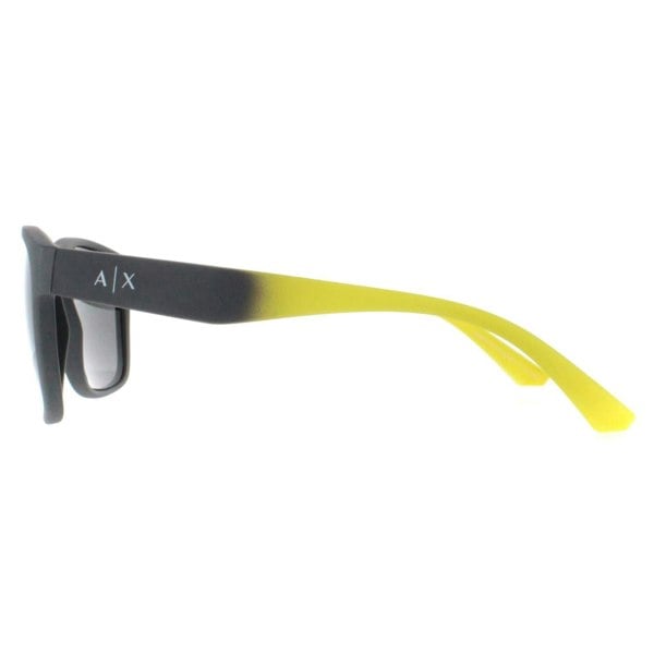 Armani Exchange Sunglasses AX4135S 81806G Matte Grey Grey Mirror Silver