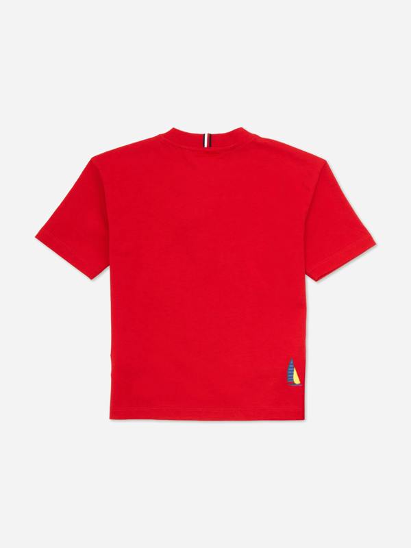 Tommy Hilfiger Boys T-Shirt and Shorts Set in Red