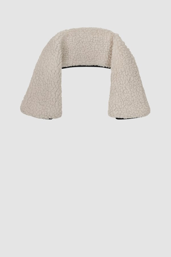 Mens Detachable Borg Collar Black Genuine Leather Jacket