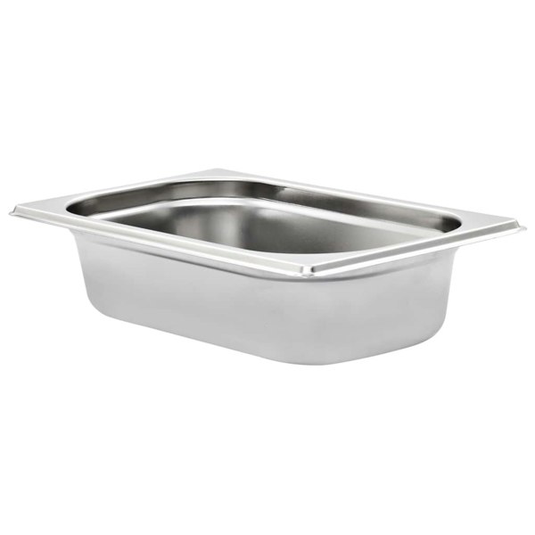 Berkfield Gastronorm Containers 8 pcs GN 1/4 65 mm Stainless Steel