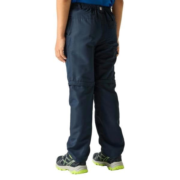 Regatta Childrens/Kids Sorcer III Zip-Off Trousers - Navy - 