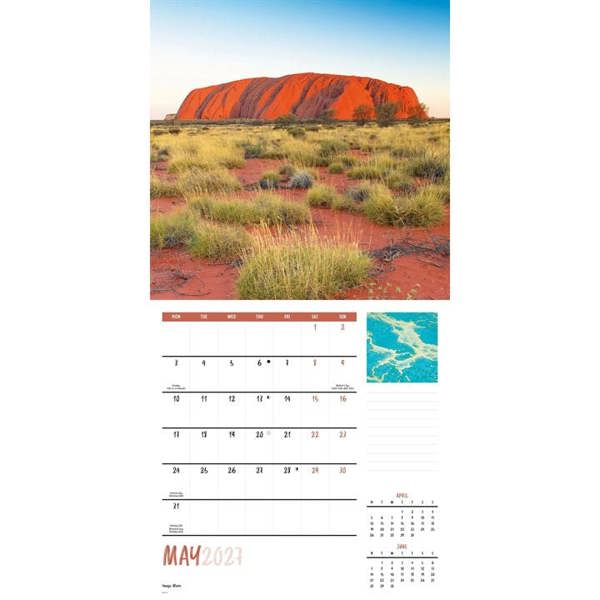 Australia Calendar 2027, Wall Calendars, Month To View, Travel, Gift