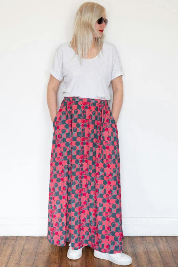 HotSquash Chiffon Maxi Skirt