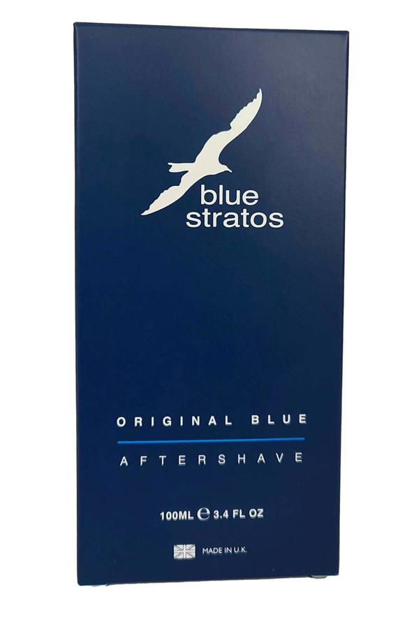 Blue Stratos After Shave Lotion 100ml Original Blue Mens Aftershave