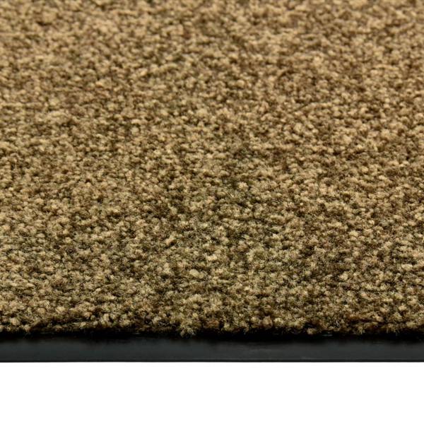 Berkfield Doormat Washable Brown 60x90 cm