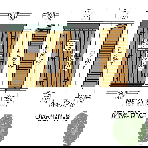 Shire Overlap Pressure Treated Pent 6x3 Storage Shed Double Doors