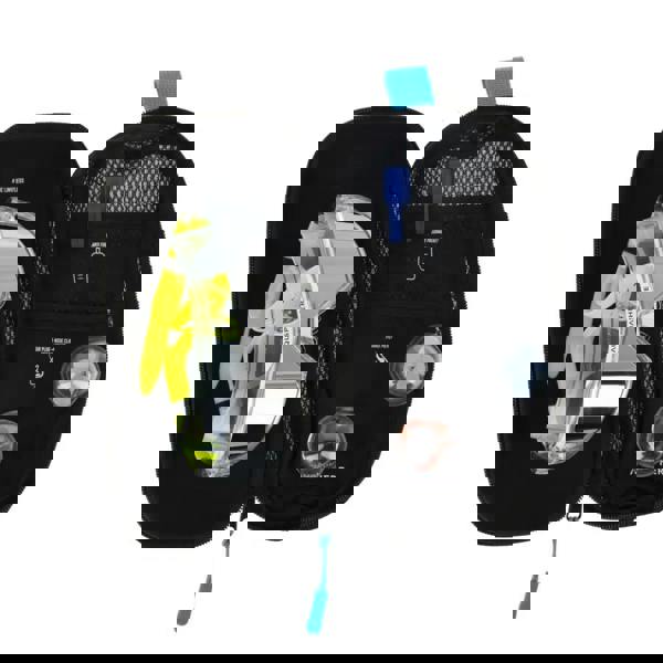 Aquasphere XL mask black blue case with goggles and flashlight