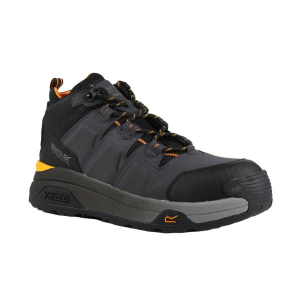 Regatta Professional Mens Hiking Boots - Black/Gunmetal Grey - 