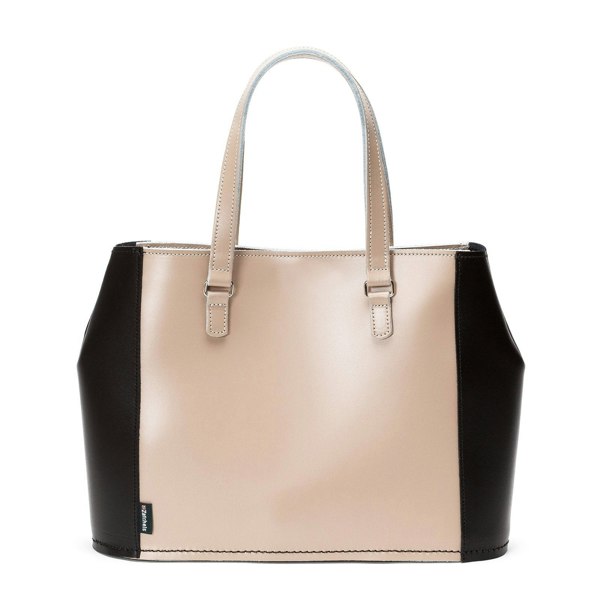 Zatchels Leather Tote Bag - Cafe Noir