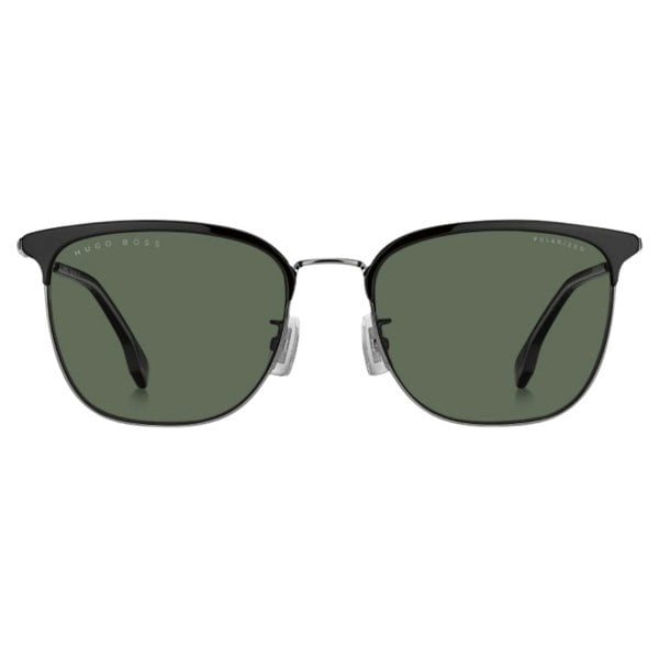 Hugo Boss Green PZ Lensed Black Dark Ruthenium Frame Sunglasses