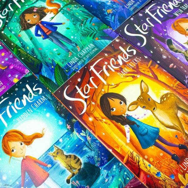 Linda Chapman Star Friends Series 9 Book Set (Mirror Magic, Wish Trap & More)