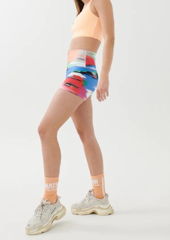 P.E Nation PE Nation Womens Break Out Short in Print