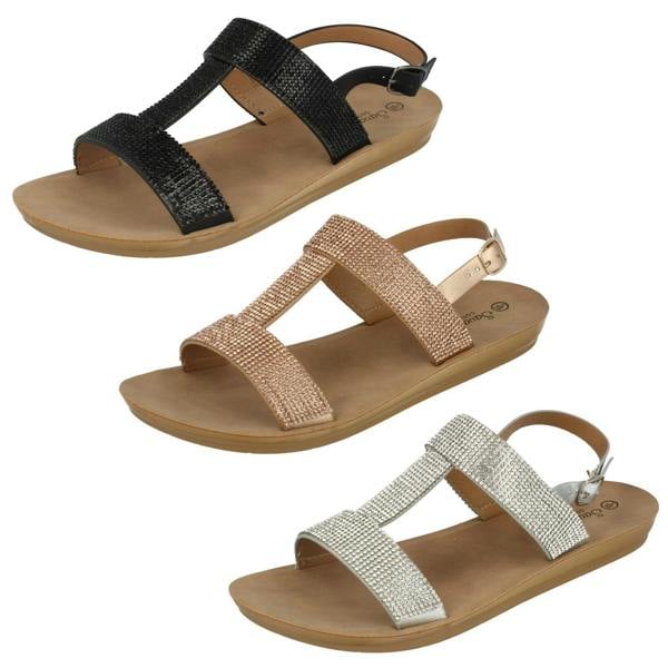 Savannah Ladies Savannah Casual T-Bar Sandals