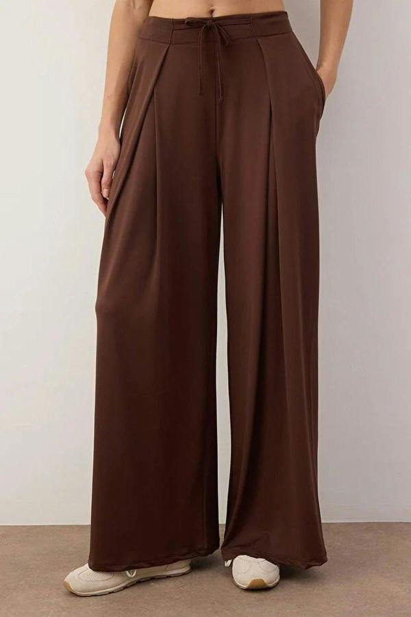 WOVCOR Pleated Scuba Fabric Sport Knit Jogger