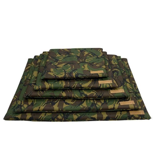 HugglePets Waterproof Dog Mat Cushion - Camo Green