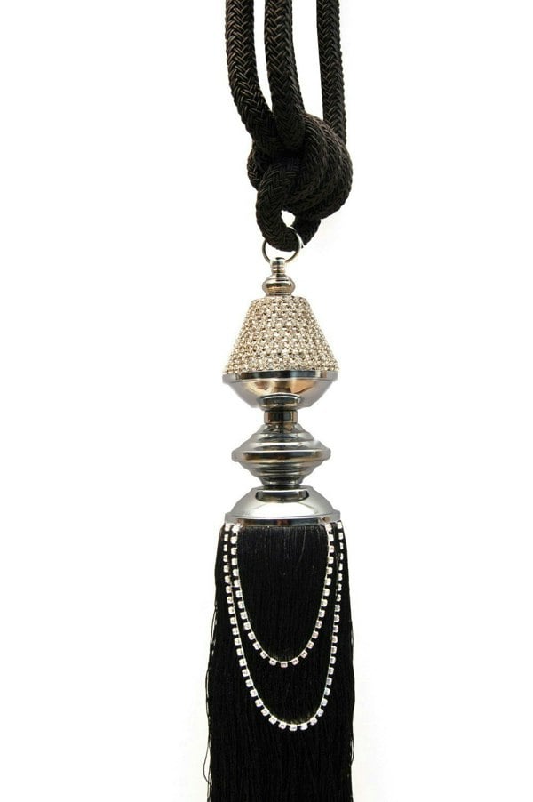 Intimates Diamante Rope Tassel Curtain Tie Back