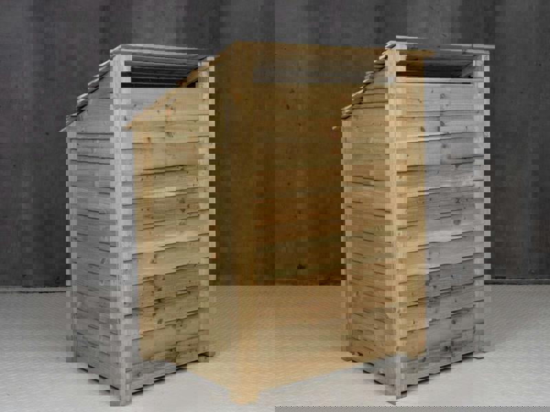 Arbor Garden Solutions Wooden Log Store W-99cm, H-126cm Or 180cm, D-88cm