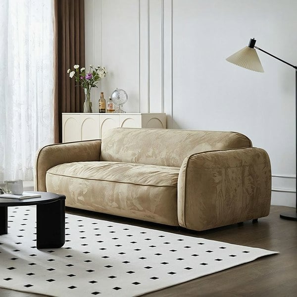 Ollie Two Seater Mini Sofa, Velvet-Rit Concept-Rit Concept