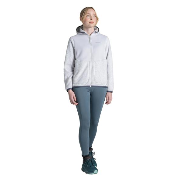 Craghoppers Womens/Ladies Telesto Fleece Hooded Jacket - Lunar Grey - 